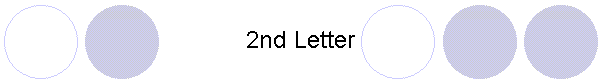 2nd Letter